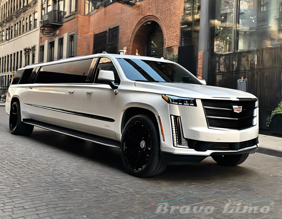 Cadillac Escalade White Limousine