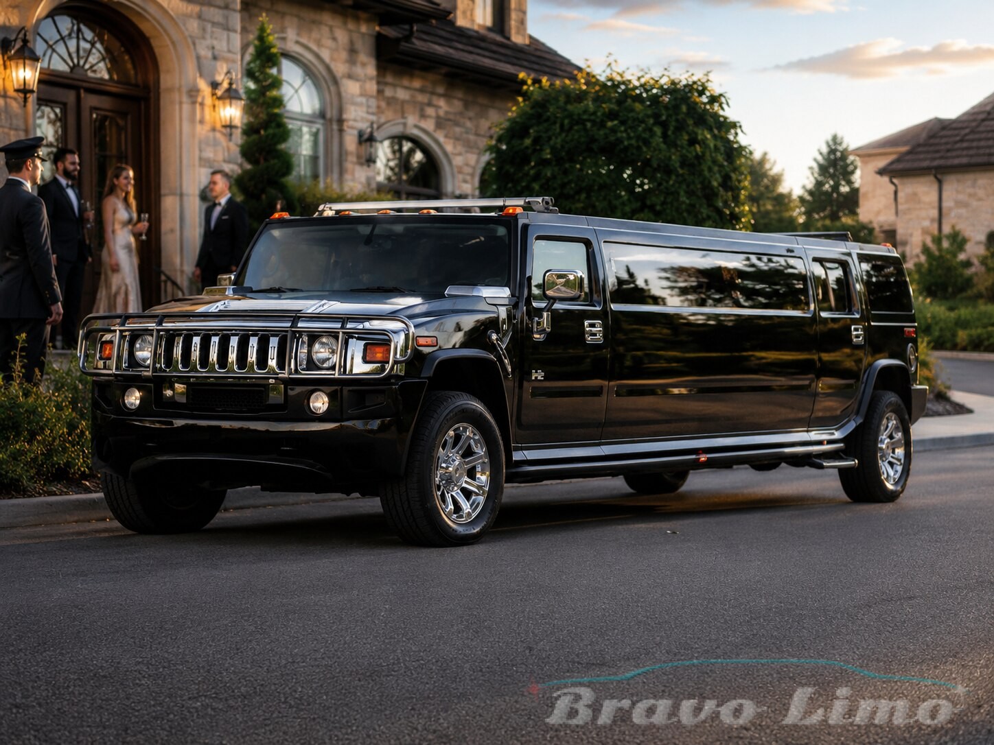 Black Hummer H2 Limo (14 Comfort / 16&ndash;18 Max)