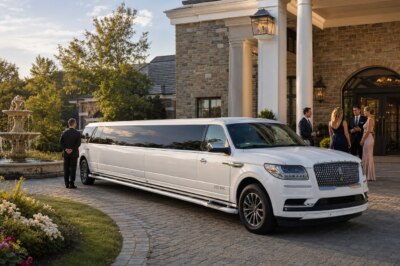 Lincoln Navigator White (10 Comfort / 12 Max)