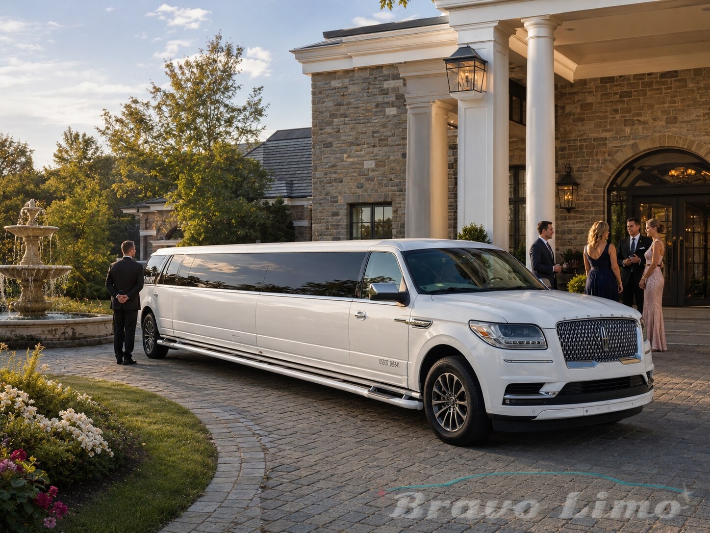 Lincoln Navigator White (10 Comfort / 12 Max)