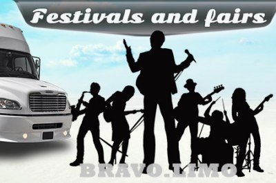 Festivals and fairs limousine service