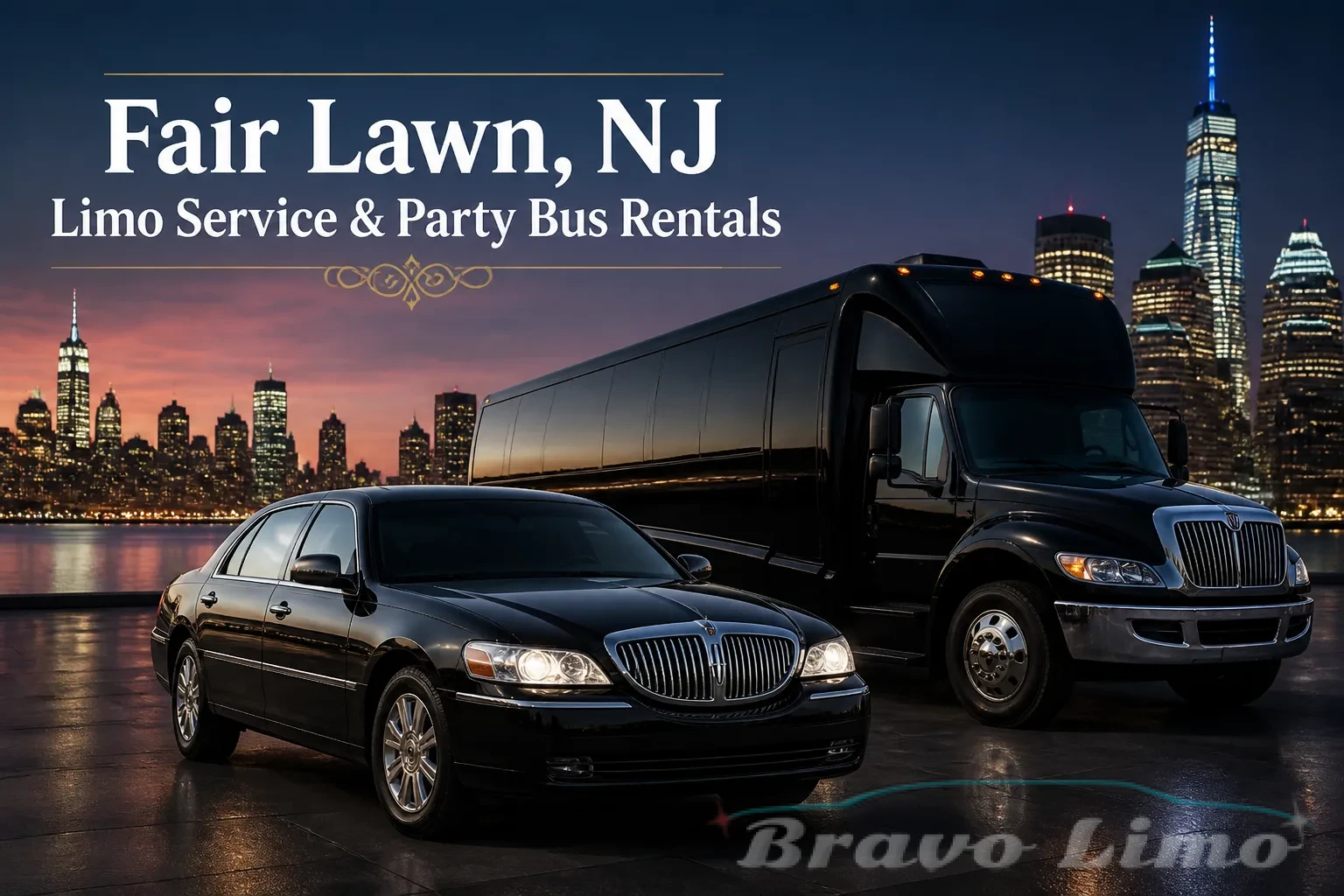 Fair Lawn, NJ Limo Service & Party Bus Rentals