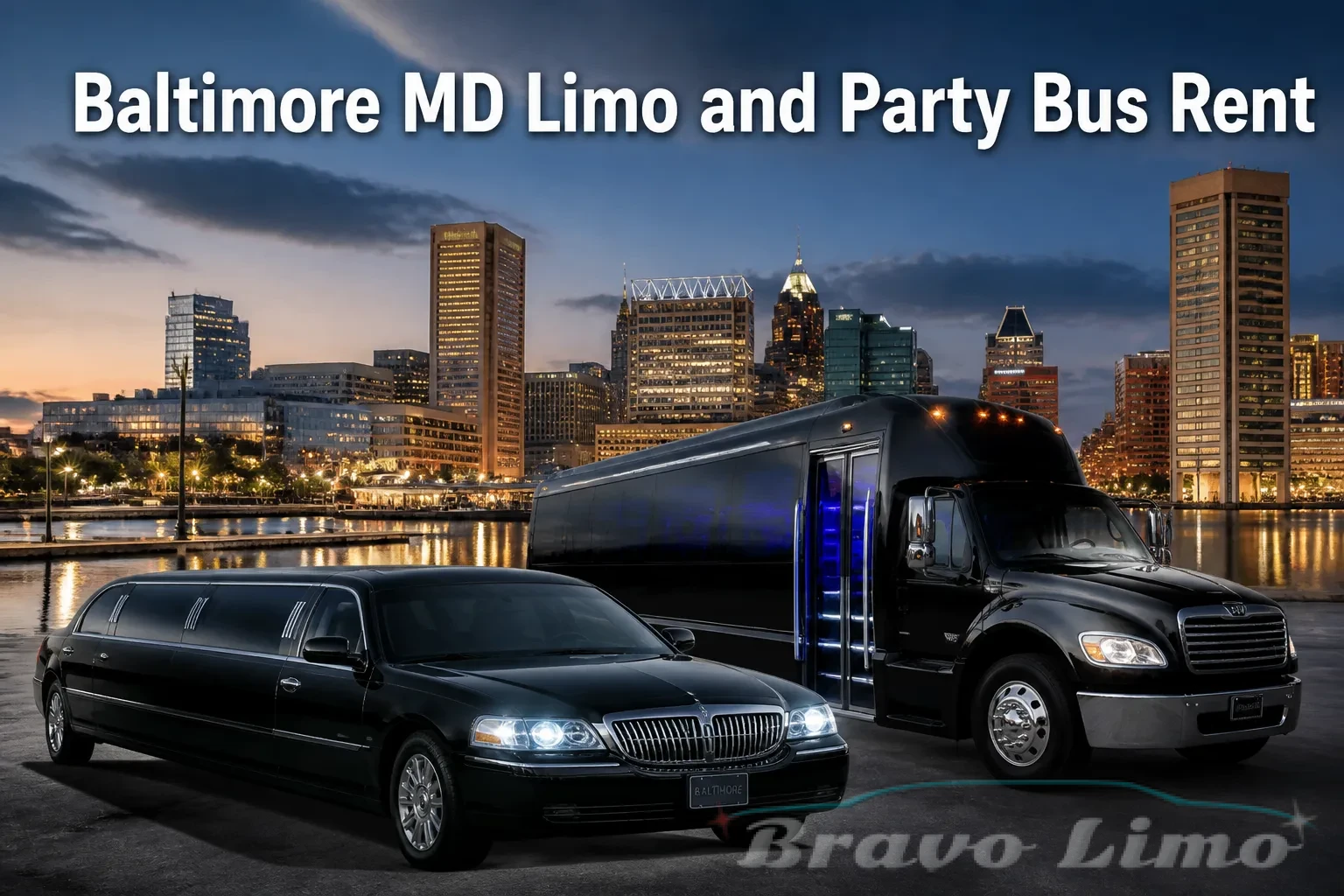 Baltimore MD Limo and Party Bus Rent