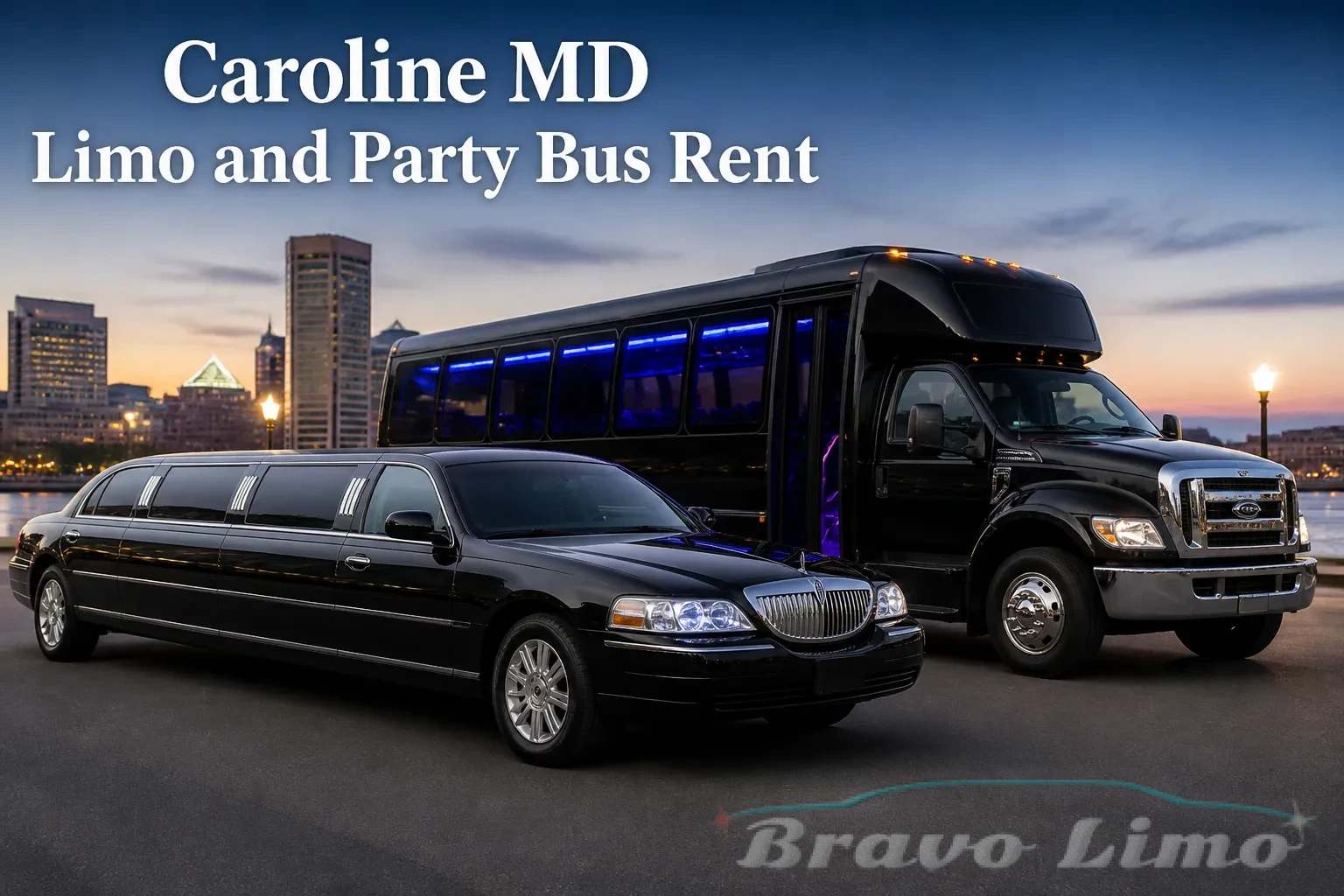 Caroline MD Limo and Party Bus Rent