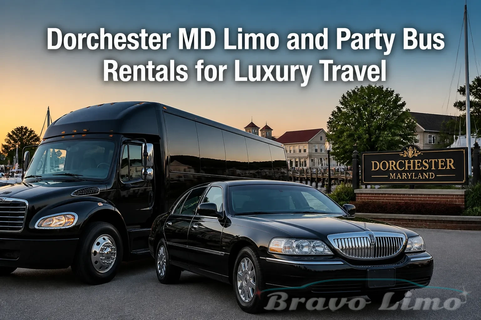 Dorchester MD Limo and Party Bus Rentals for Luxury Travel