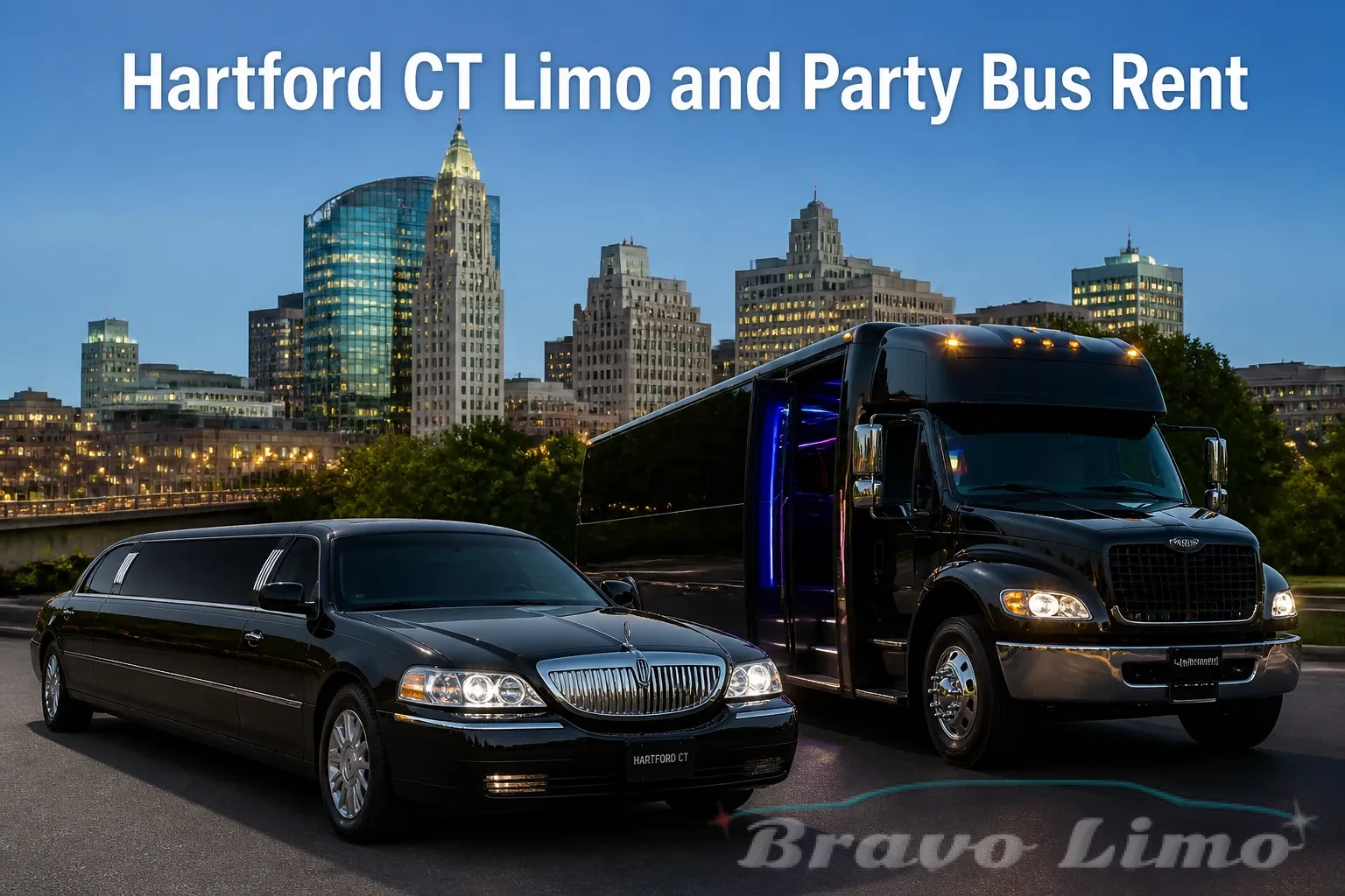 Hartford CT Limo and Party Bus Rent