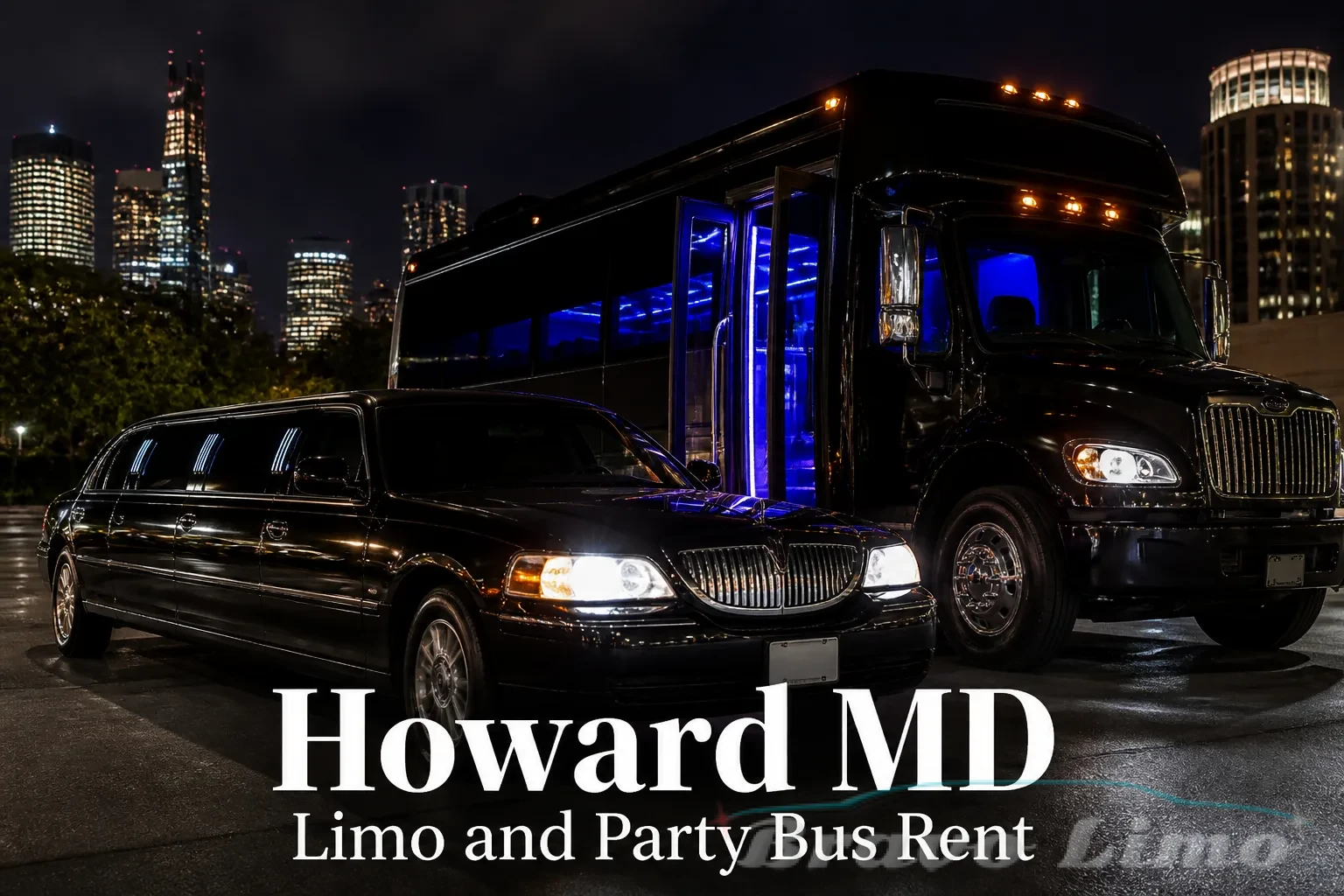 Howard MD Limo and Party Bus Rent