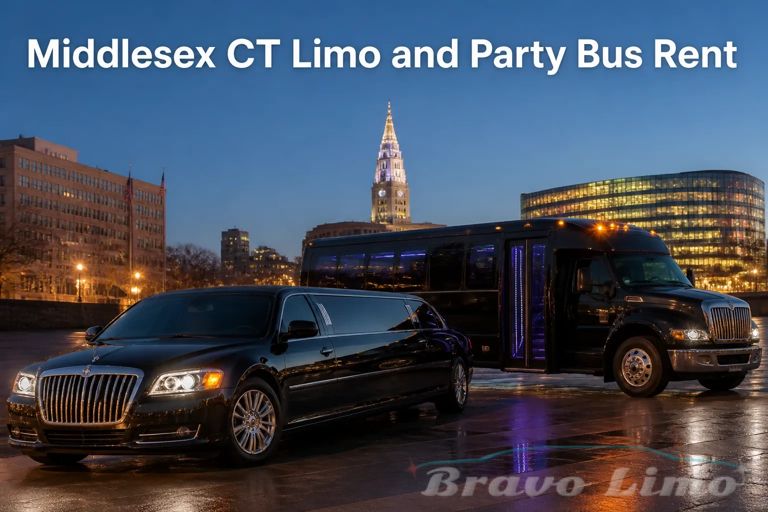 Middlesex CT Limo and Party Bus Rent