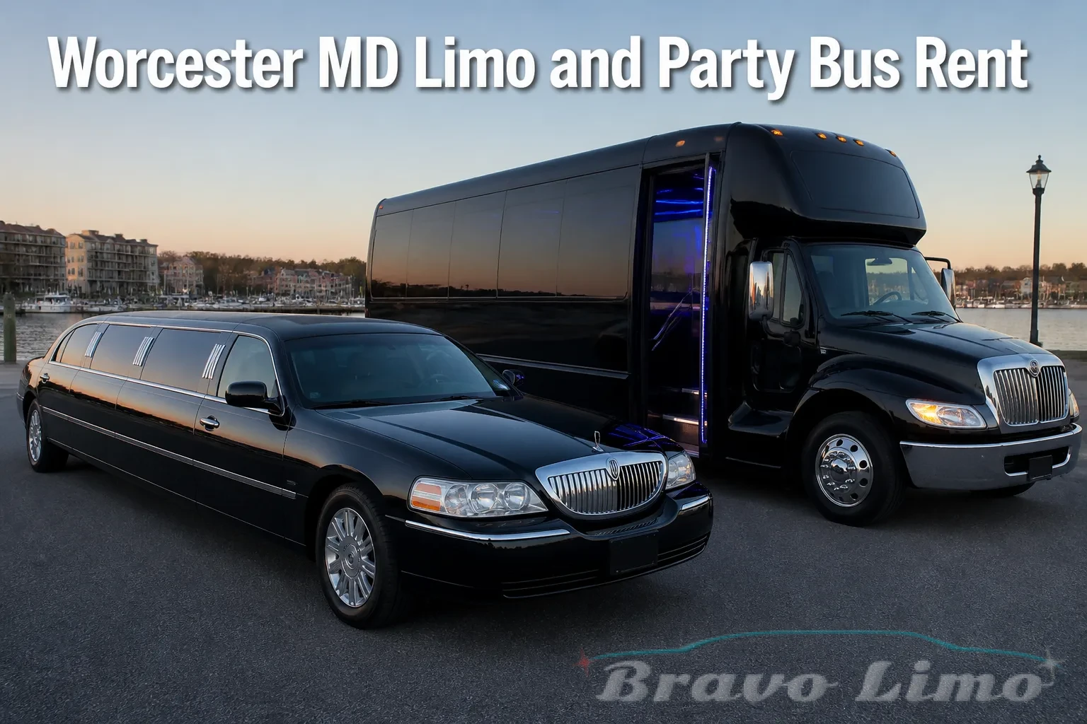 Worcester MD Limo and Party Bus Rent