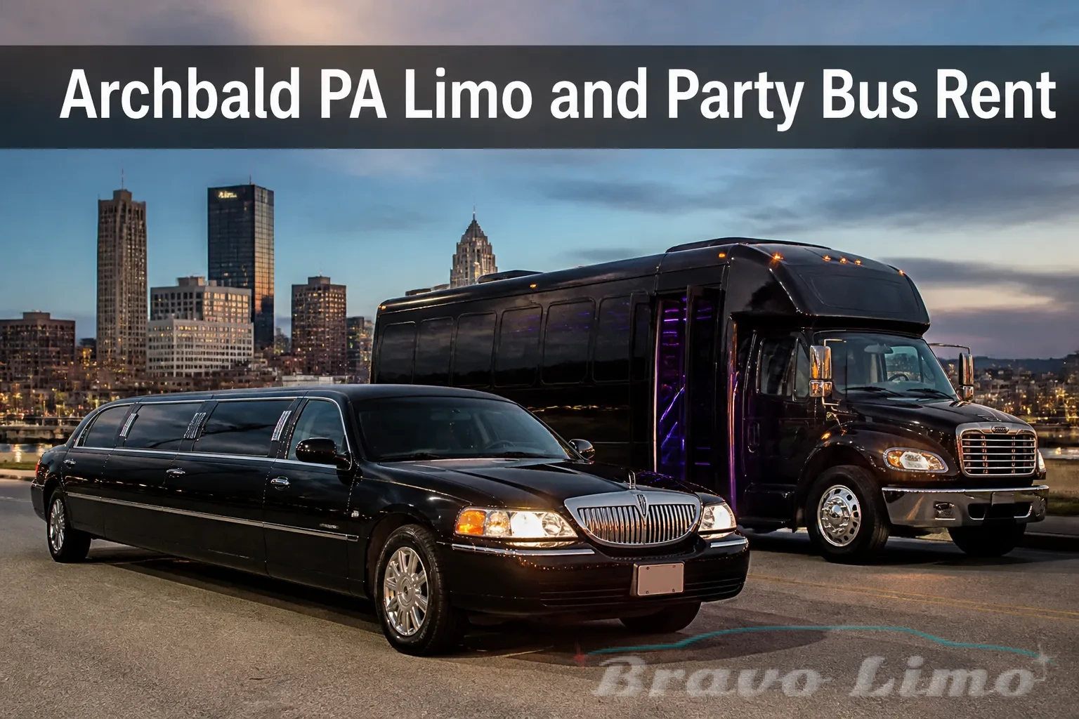 Archbald PA Limo and Party Bus Rent