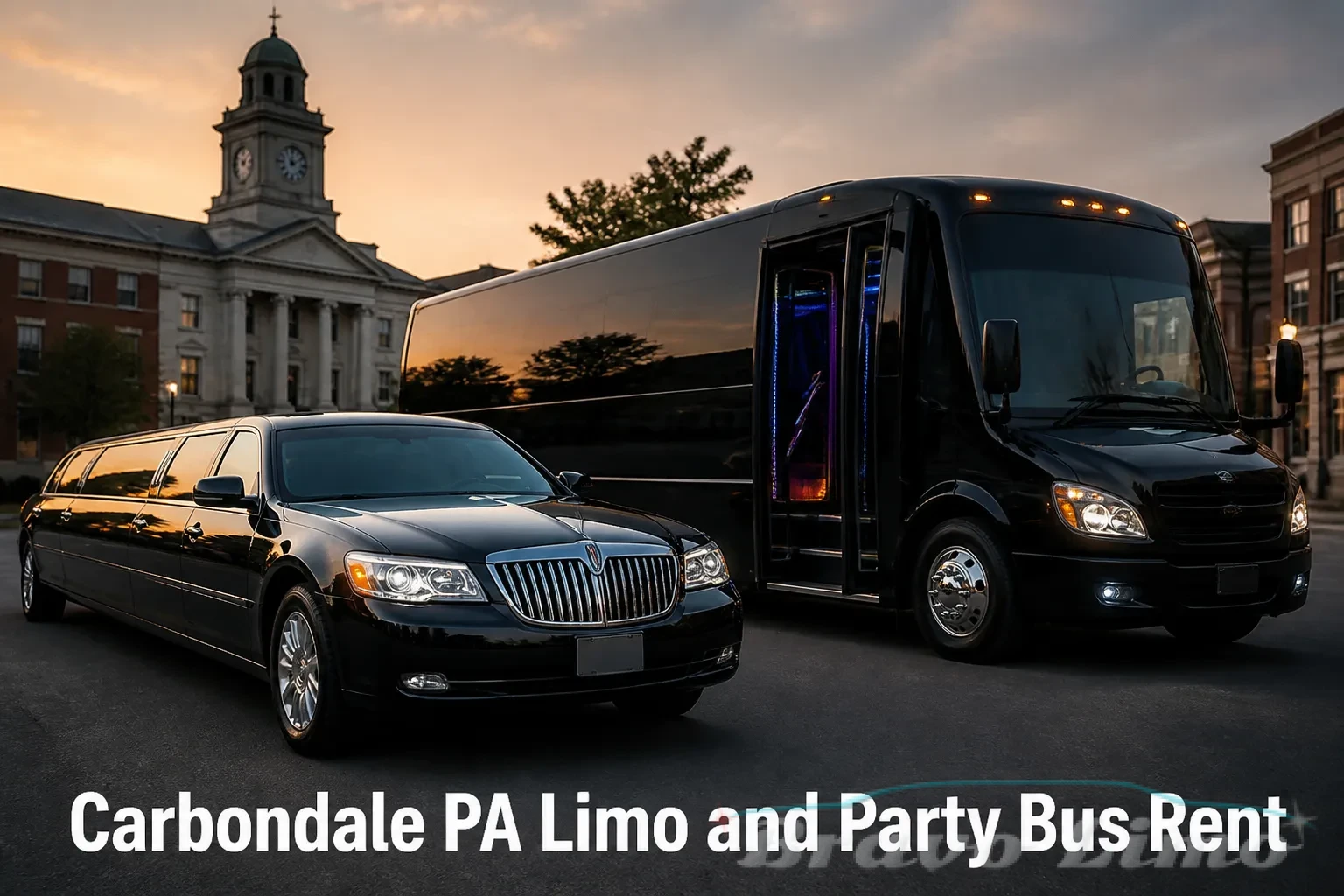 Carbondale PA Limo and Party Bus Rent