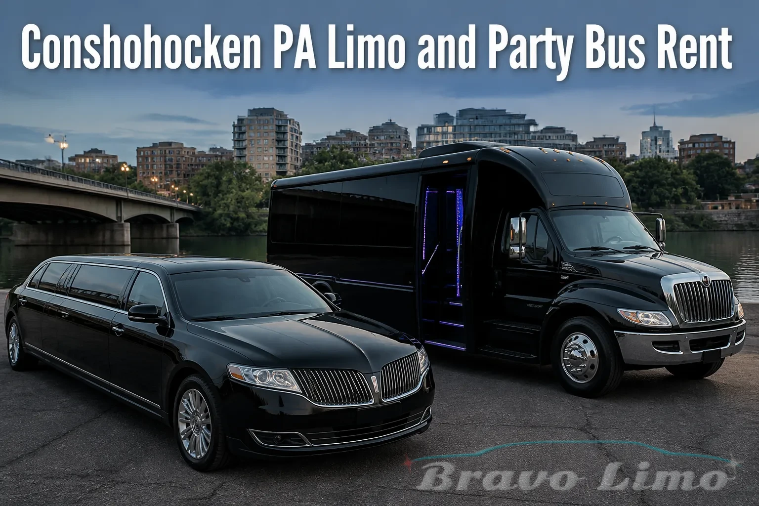 Conshohocken PA Limo and Party Bus Rent