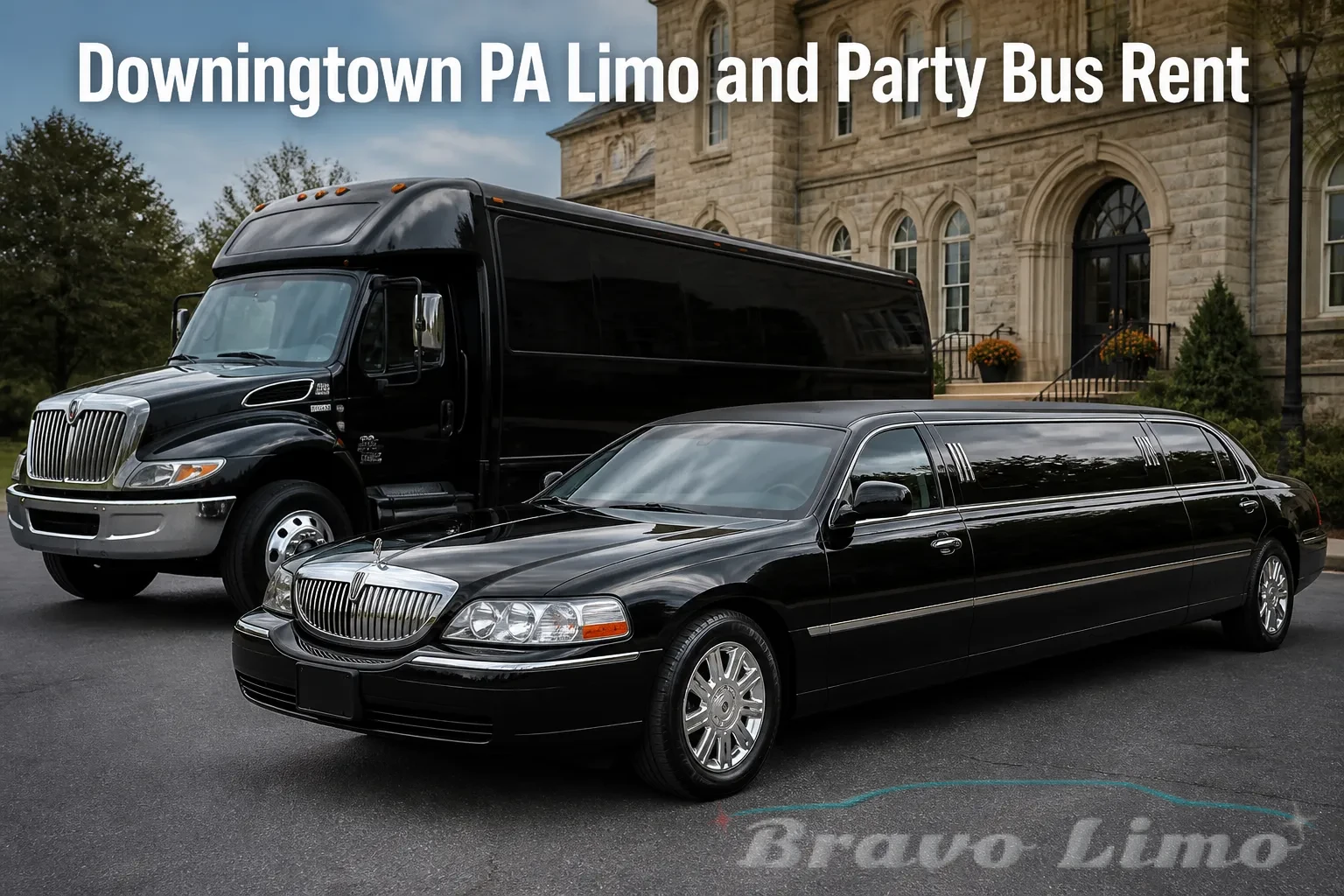 Downingtown PA Limo and Party Bus Rent