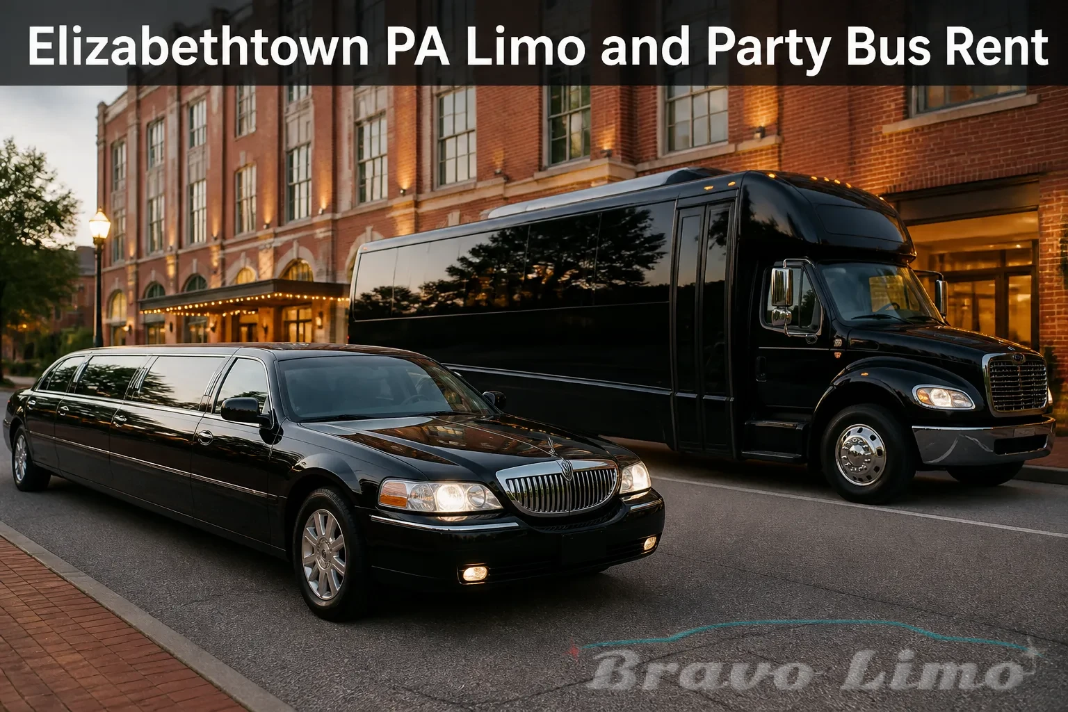 Elizabethtown PA Limo and Party Bus Rent