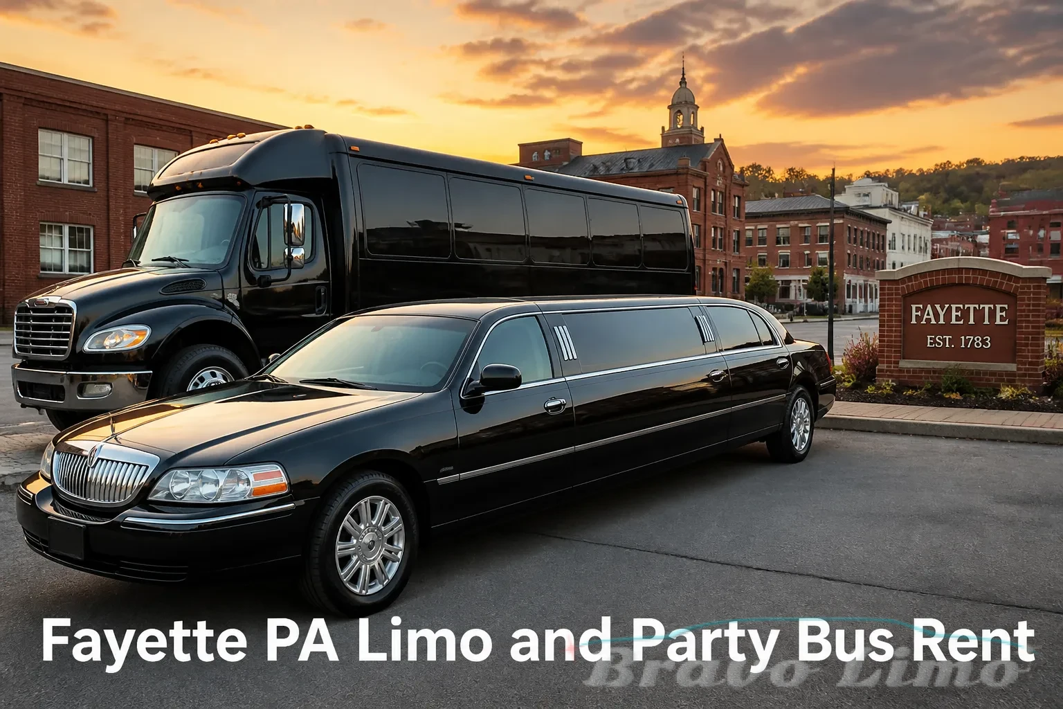Fayette PA Limo and Party Bus Rent