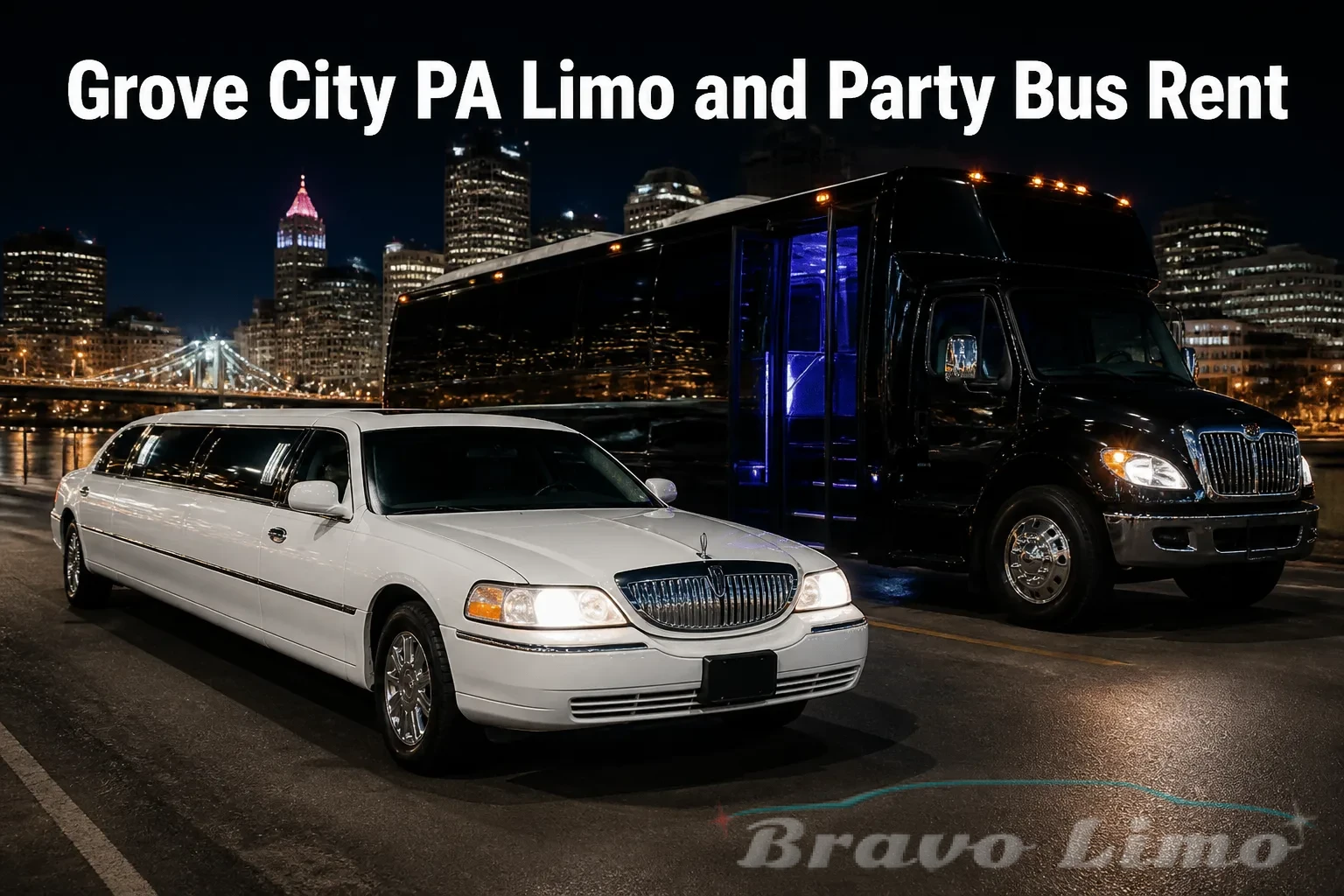 Grove City PA Limo and Party Bus Rent