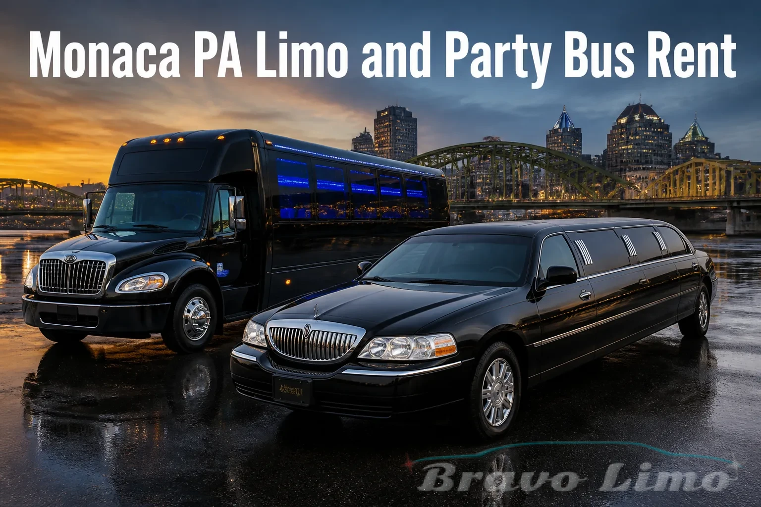 Monaca PA Limo and Party Bus Rent