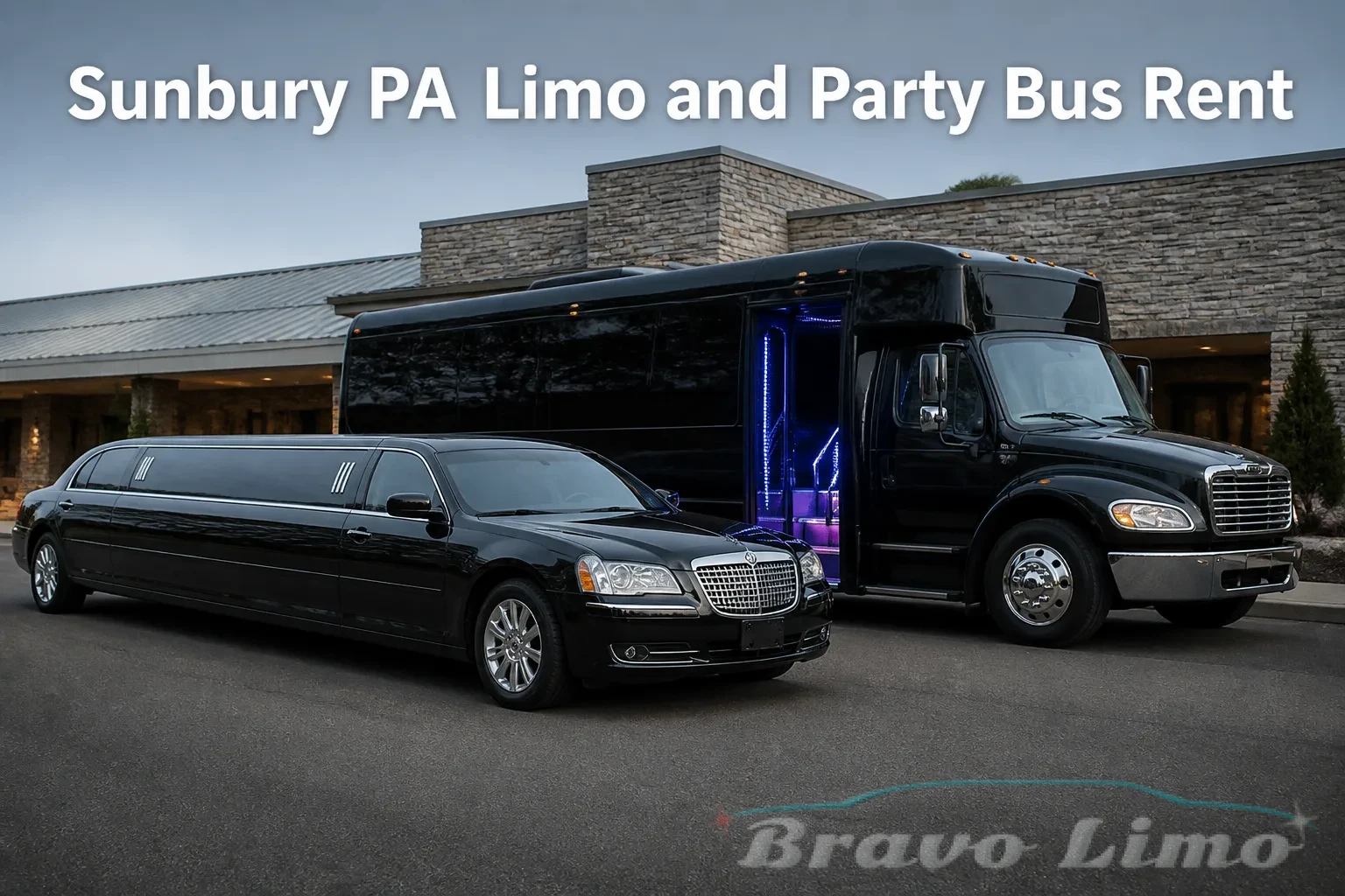 Sunbury PA Limo and Party Bus Rent