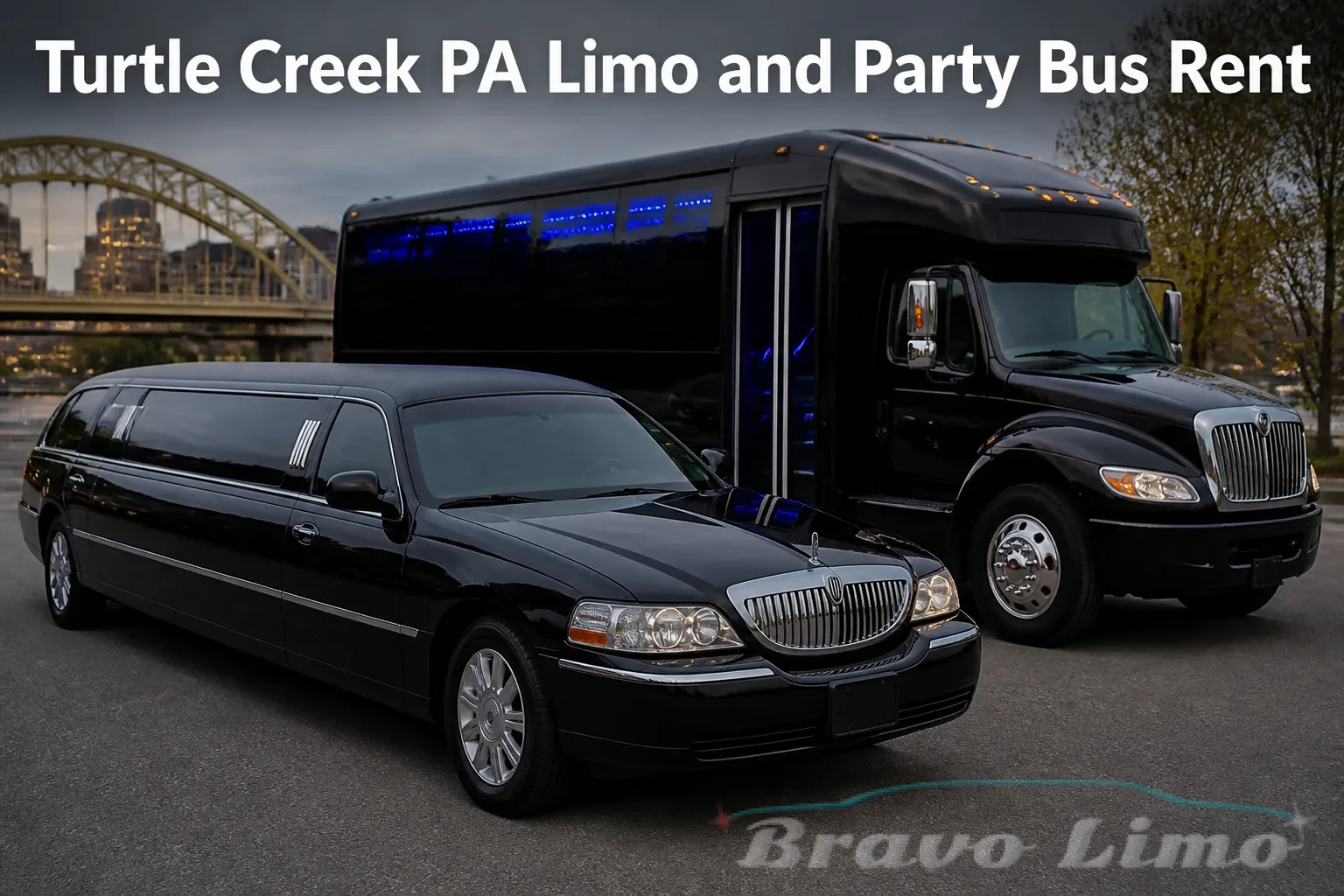 Turtle Creek PA Limo and Party Bus Rent