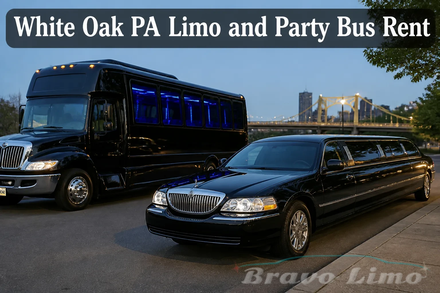 White Oak PA Limo and Party Bus Rent