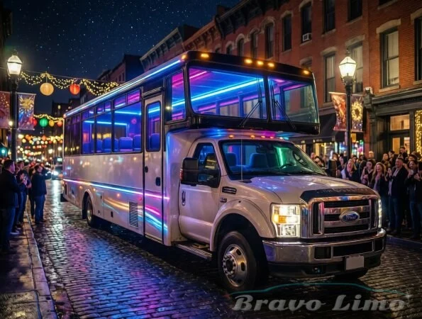 Freightliner Black Party Bus