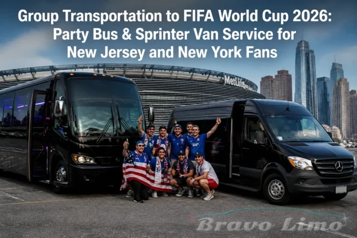 Group Transportation to FIFA World Cup 2026: Party Bus & Sprinter Van Service for New Jersey and New York Fans