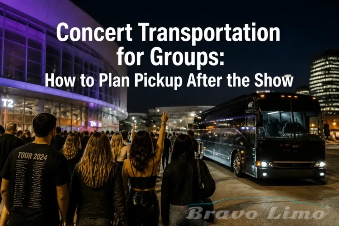Concert Transportation for Groups: How to Plan Pickup After the Show