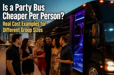 Is a Party Bus Cheaper Per Person? Real Cost Examples for Different Group Sizes