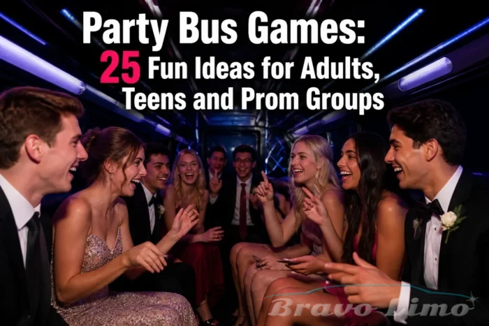 Party Bus Games: 25 Fun Ideas for Adults, Teens and Prom Groups