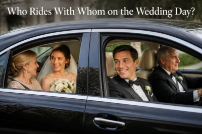 Who Rides With Whom on the Wedding Day?