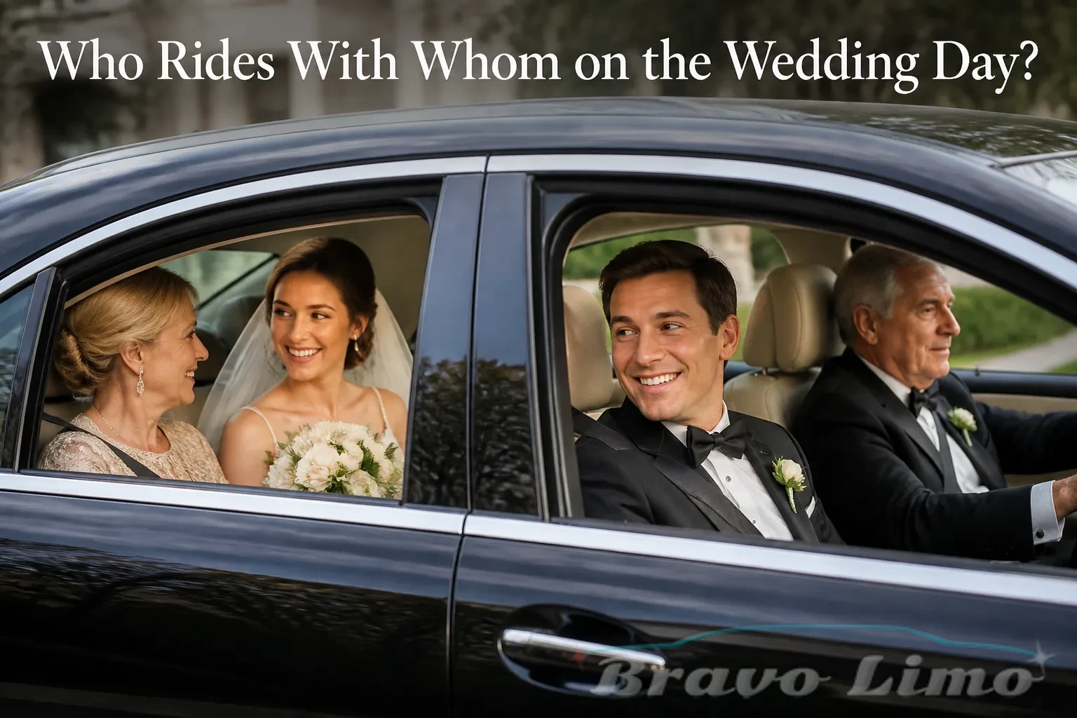 Who Rides With Whom on the Wedding Day?