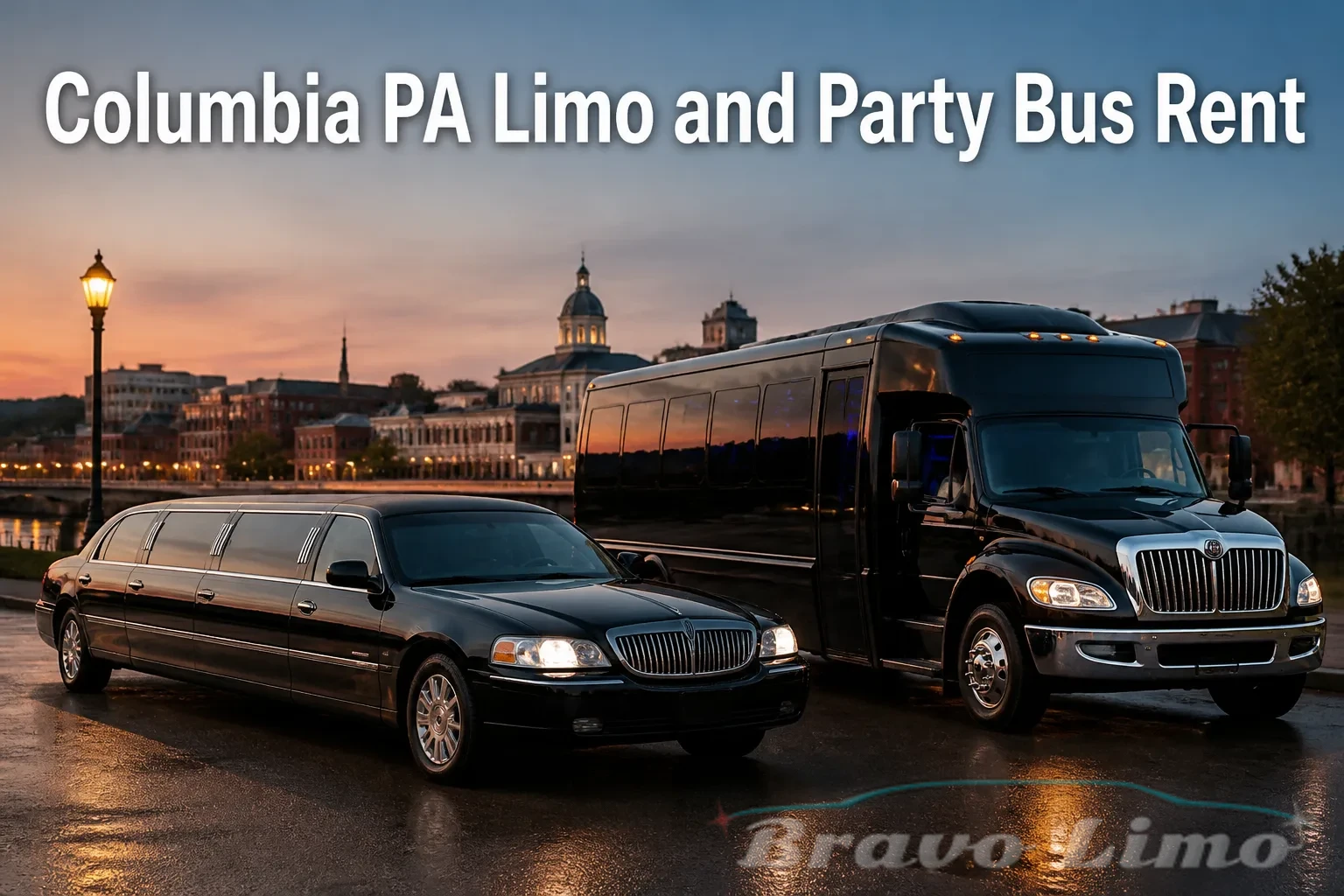 Columbia PA Limo and Party Bus Rent
