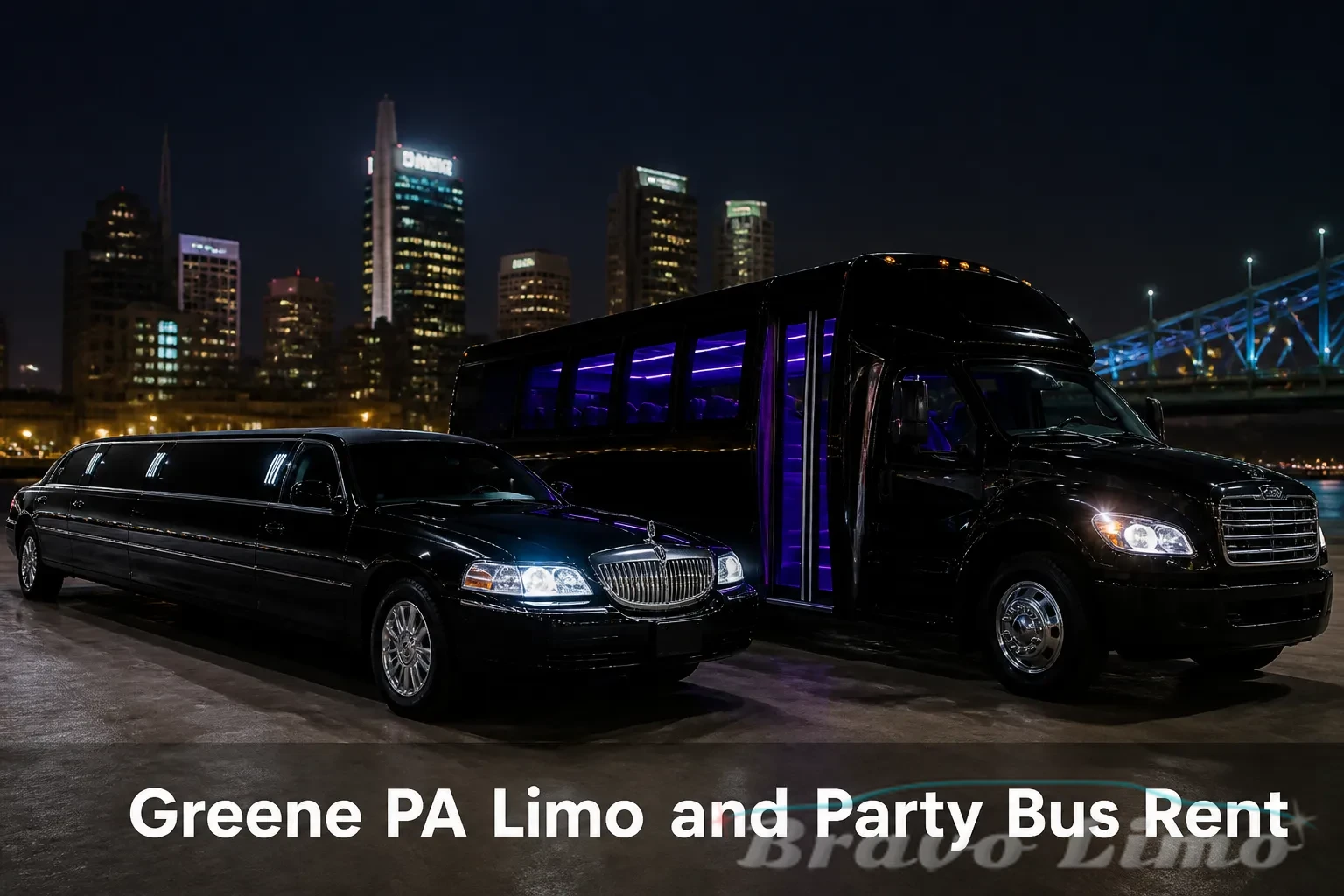 Greene PA Limo and Party Bus Rent