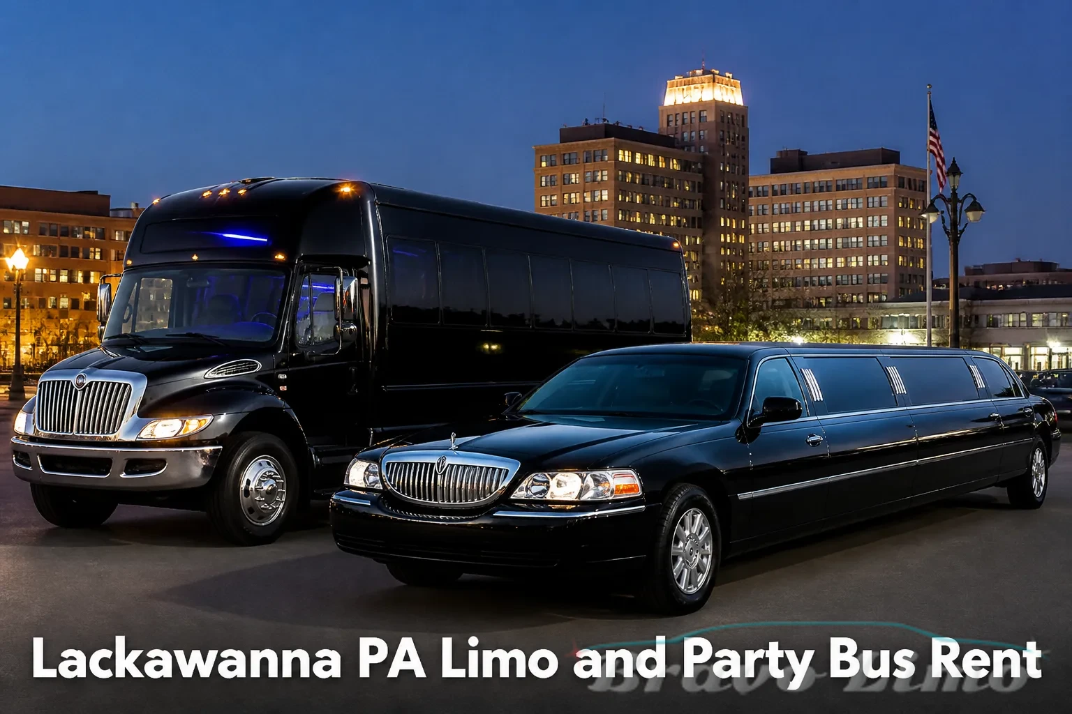 Lackawanna PA Limo and Party Bus Rent