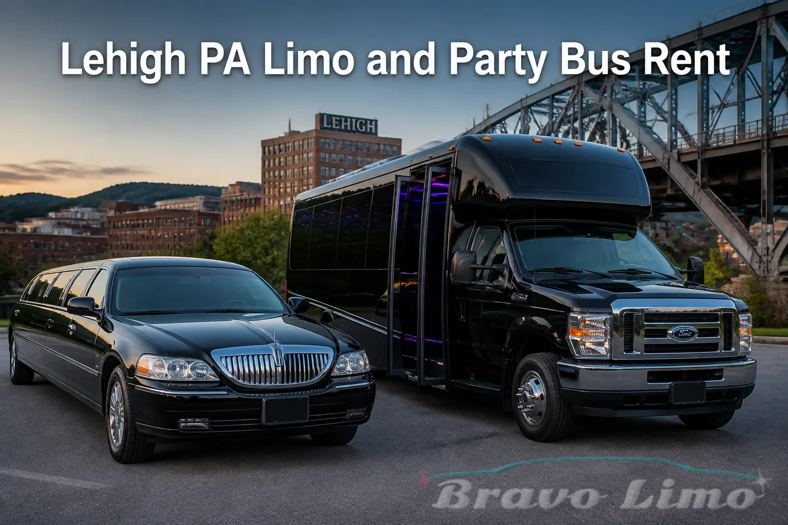 Lehigh PA Limo and Party Bus Rent