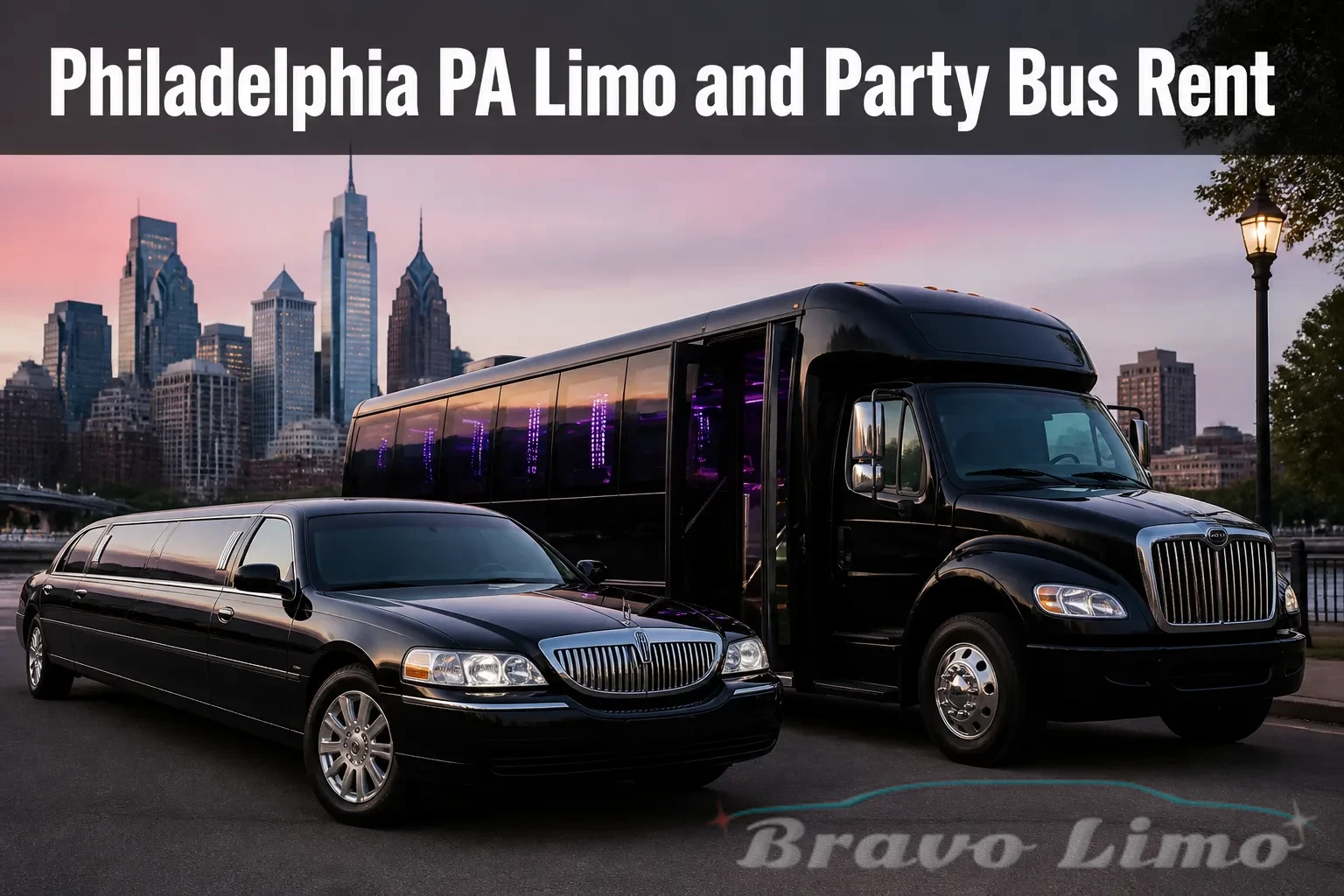 Philadelphia PA Limo and Party Bus Rent