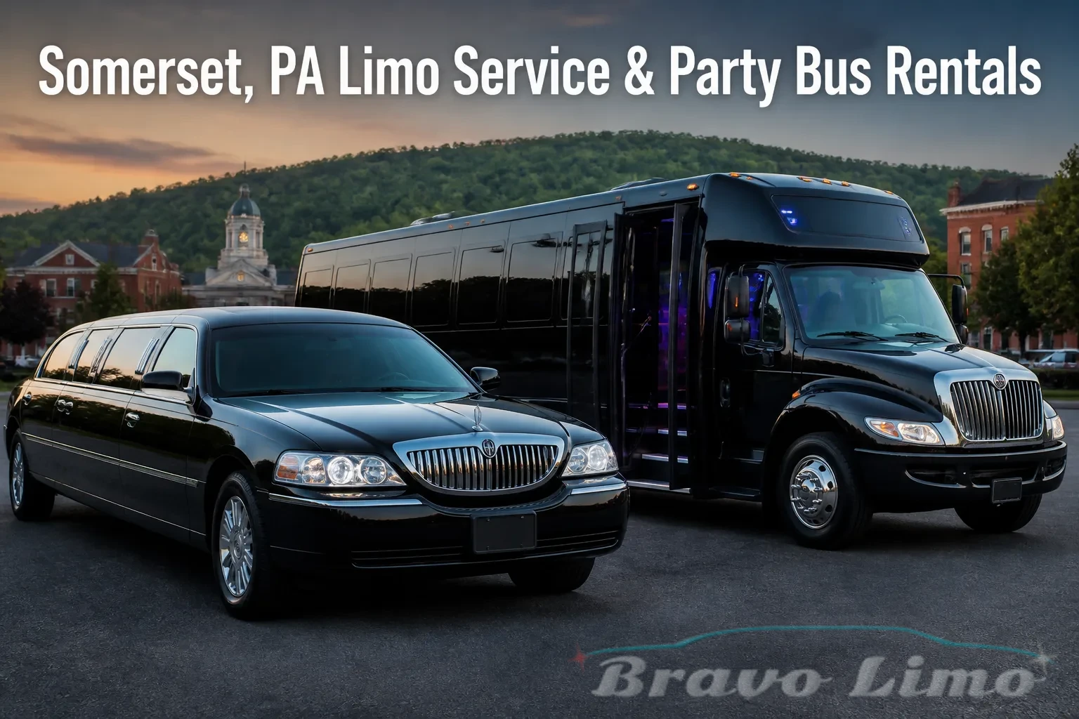 Somerset, PA Limo Service & Party Bus Rentals